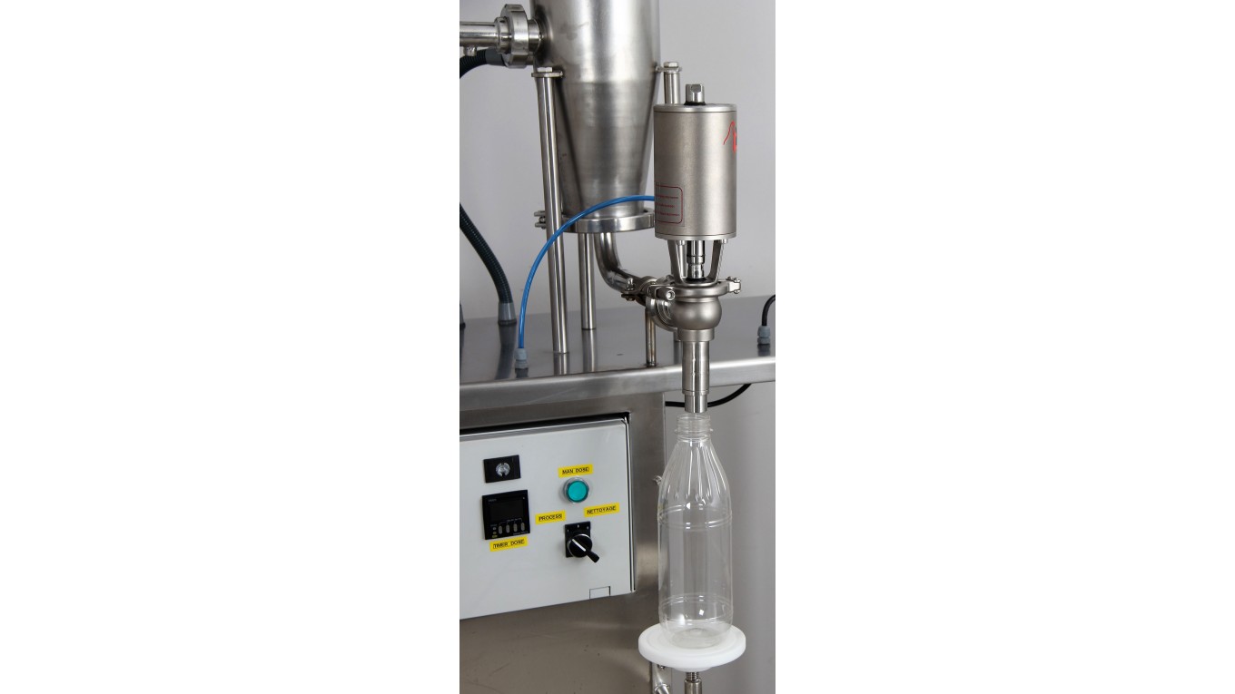 Bottle and bag-filling thermo-sealing machine