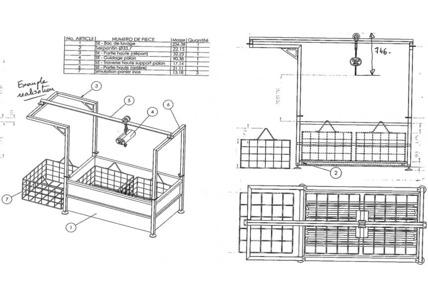 etude de cas systeme de saumurage schema